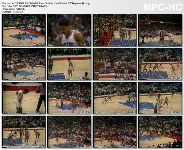 25.april 1980	Philadelphia - Boston (East Finals 1980,game 4)   102-90