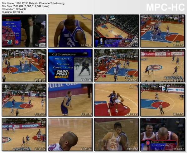 30.december 1995	Detroit - Charlotte   102-100 (OT)