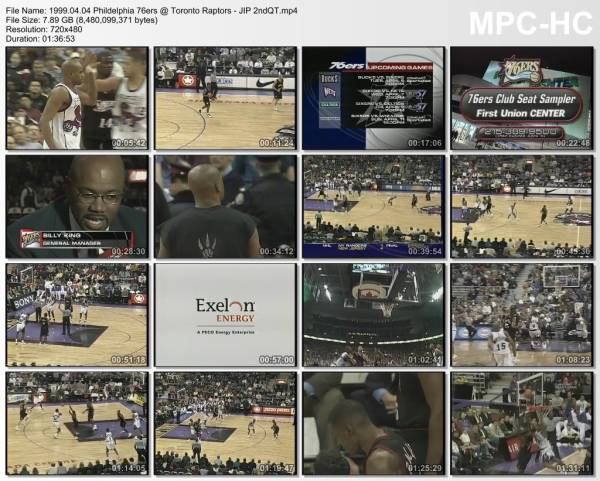 4.april 1999	Toronto - Philadelphia   97-82