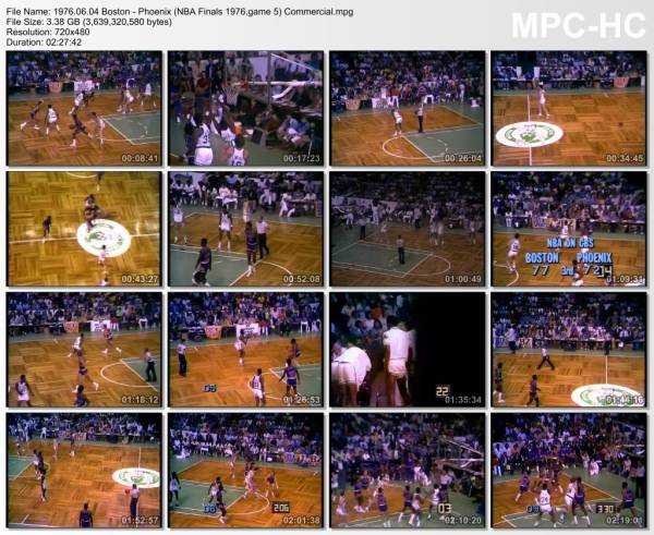 4.jun 1976	Boston - Phoenix (NBA Finals 1976,game 5)   128-126 (3OT)