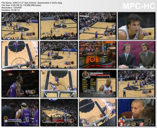 27.january 2005	San Antonio - Sacramento   90-80