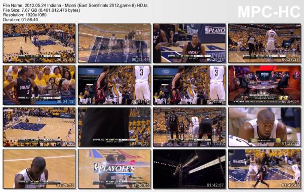 24.may 2012	Indiana - Miami (East Semifinals 2012,game 6)   93-105