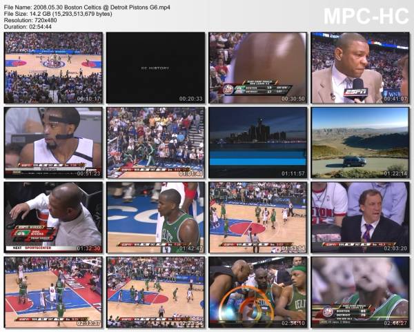 30.may 2008	Detroit - Boston (East Finals 2008,game 6)   81-89