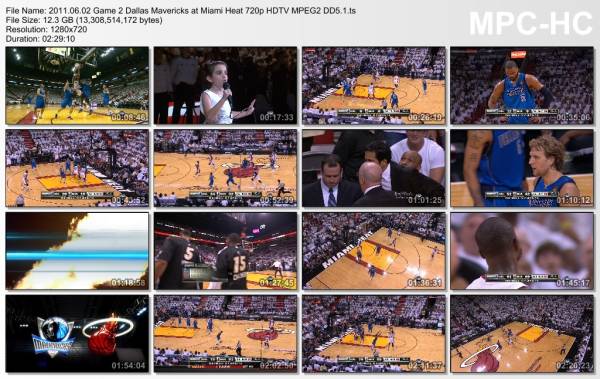 2.jun 2011	Miami - Dallas (NBA Finals 2011,game 2)   93-95