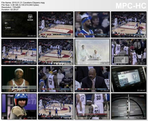 31.janury 2010	Cleveland - Clippers   114-89