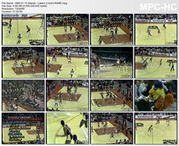 15.january 1983	Atlanta - Lakers   101-120