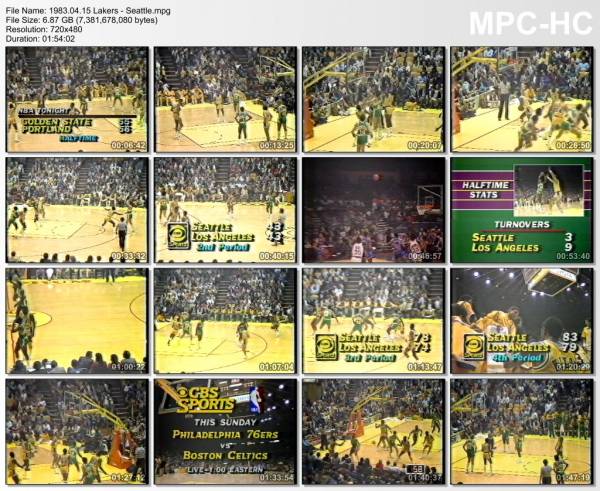 15.april 1983	Lakers - Seattle   100-99