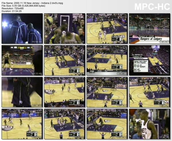 18.november 2000	New Jersey - Indiana   97-92