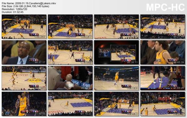 19.january 2009	Lakers - Cleveland   105-88