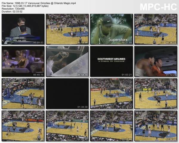 17.march 1998	Orlando - Vancouver   99-92
