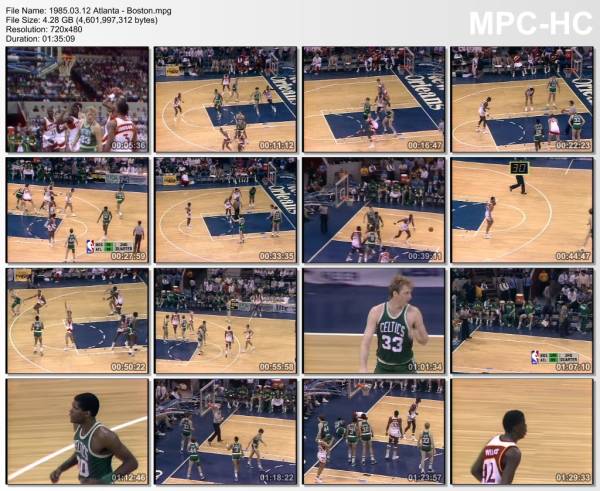 12.march 1985	Atlanta - Boston   115-125
