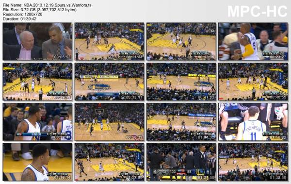 19.december 2013	Golden State - San Antonio   102-104