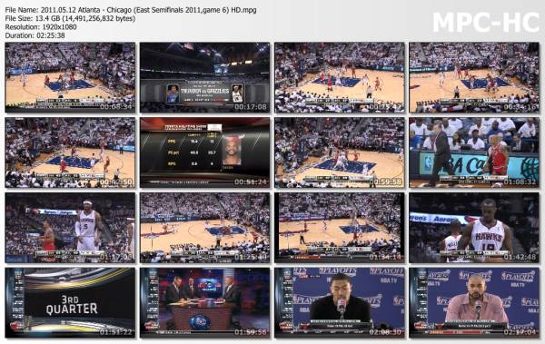 12.may 2011	Atlanta - Chicago (East Semifinals 2011,game 6)   73-93