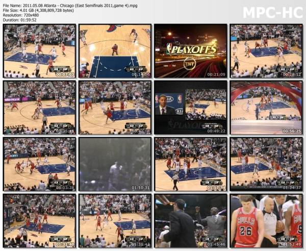 8.may 2011	Atlanta - Chicago (East Semifinals 2011,game 4)   100-88