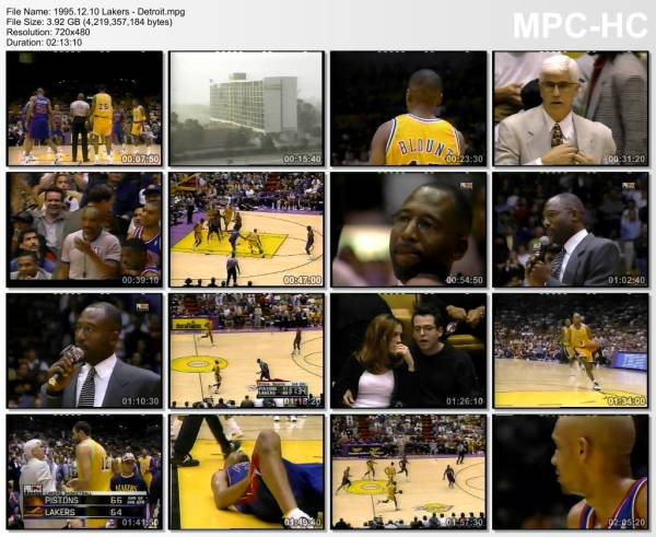10.december 1995	Lakers - Detroit   87-82
