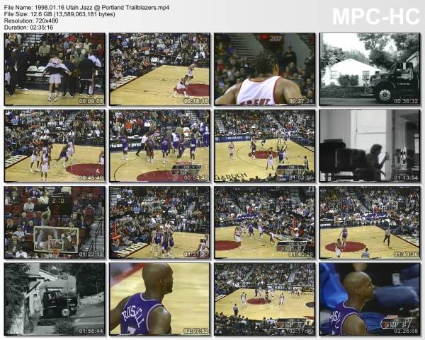 16.january 1998	Portland - Utah   96-86