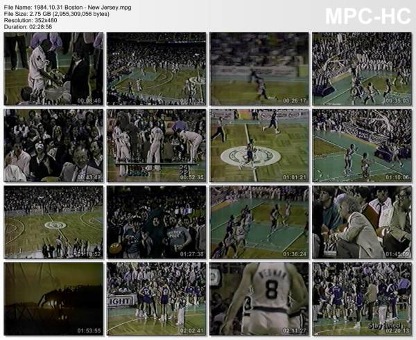 31.october 1984	Boston - New Jersey   116-105
