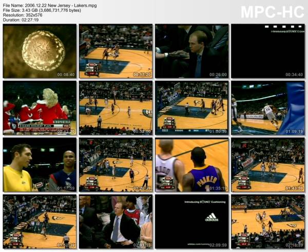 22.december 2006	New Jersey - Lakers   95-99