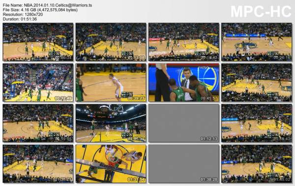 10.january 2014	Golden State - Boston   99-97