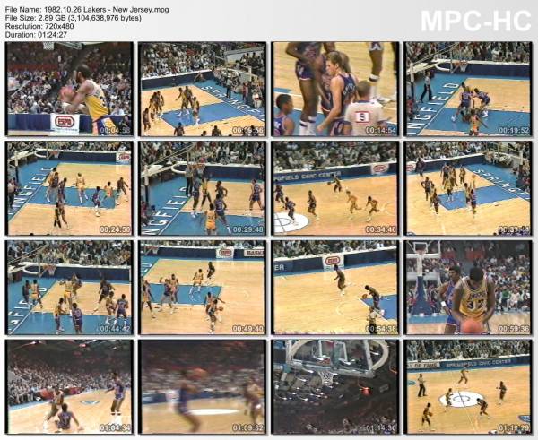 26.october 1982	Lakers - New Jersey   105-102
