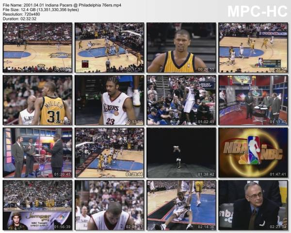 1.april 2001	Philadelphia - Indiana   104-93