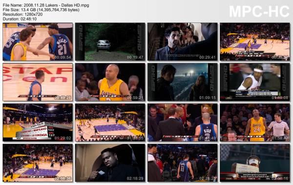 28.november 2008	Lakers - Dallas   114-105
