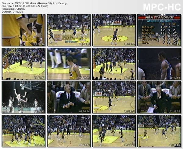 8.december 1983	Lakers - Kansas City   129-106