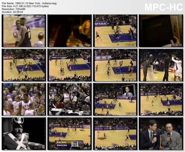 10.january 1995	New York - Indiana   117-105