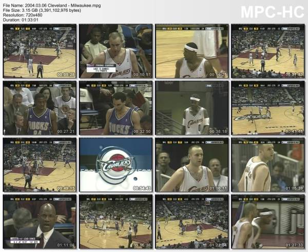 6.march 2004	Cleveland - Milwaukee   106-97