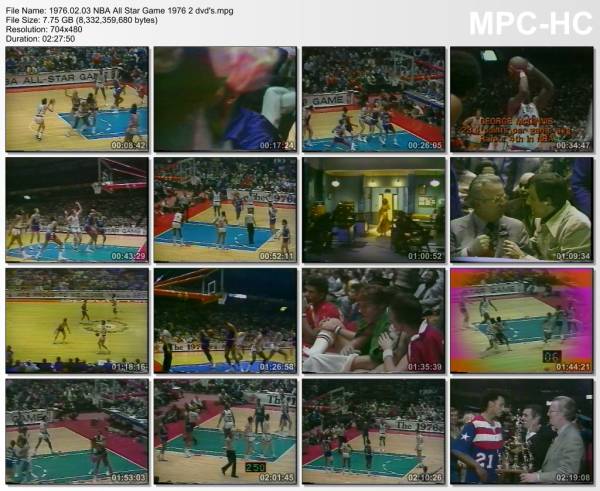 3.february 1976	NBA All Star Game   123-109 (East won)