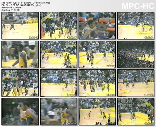 1.april 1984	Lakers - Golden State   121-110