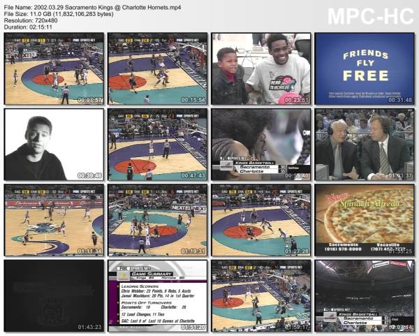29.march 2002	Charlotte - Sacramento   87-92