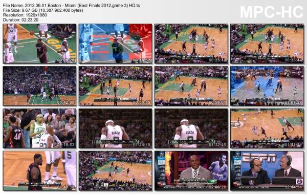 1.jun 2012	Boston - Miami (East Finals 2012,game 3)   101-91