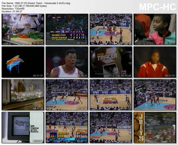 5.july 1992 	Dream Team - Venezuela (Tournament of the Americas 1992,finals)   127-80