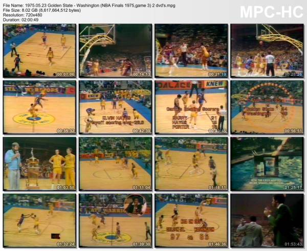 23.may 1975	Golden State - Washington (NBA Finals 1975,game 3)   109-101