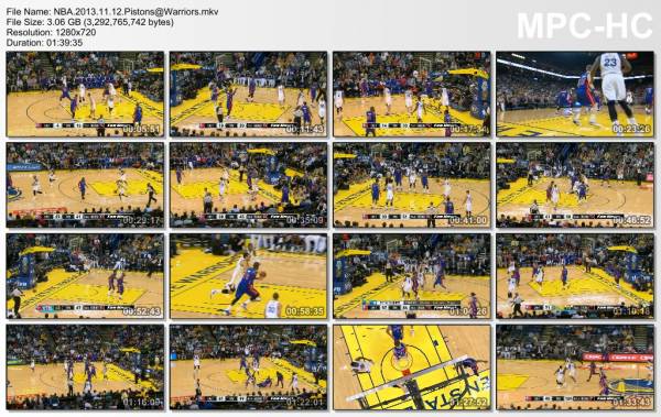12.november 2013	Golden State - Detroit   113-95