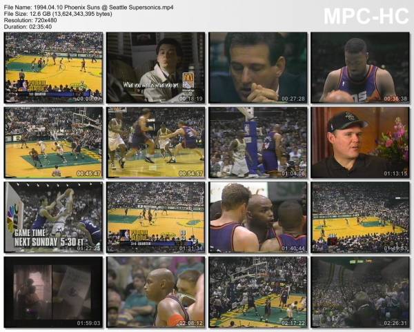 10.april 1994	Seattle - Phoenix   111-108
