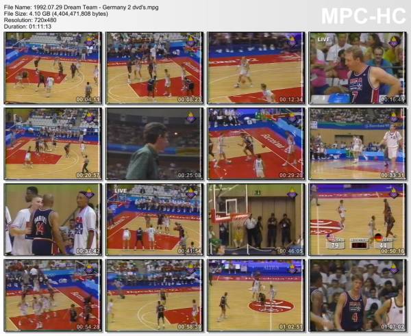 29.july 1992	Dream Team - Germany (Olympic games in Barcelona,group,game 3)   111-68