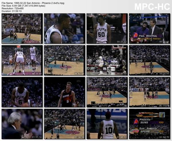 22.february 1995	San Antonio - Phoenix   105-100