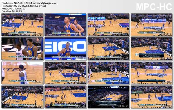 31.december 2013	Orlando - Golden State   81-94