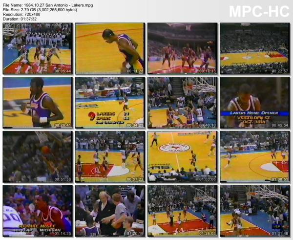 27.october 1984	San Antonio - Lakers   113-112