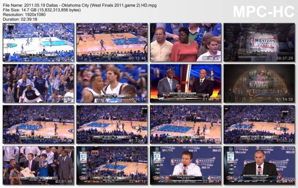 19.may 2011	Dallas - Oklahoma City (West Finals 2011,game 2)   100-106