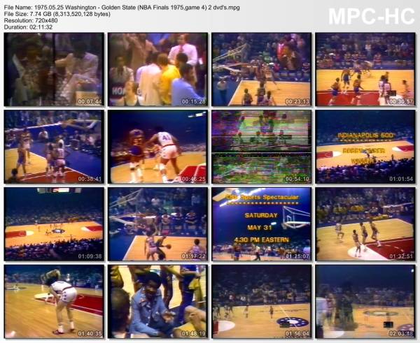 25.may 1975	Washington - Golden State (NBA Finals 1975,game 4)   95-96