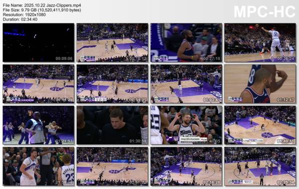 22.october 2025	Utah - Clippers   129-108