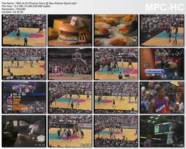2.april 1995	San Antonio - Phoenix   109-106