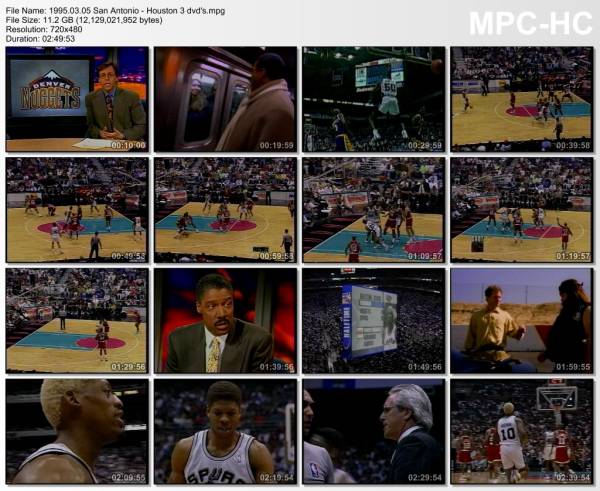 5.march 1995	San Antonio - Houston   124-103