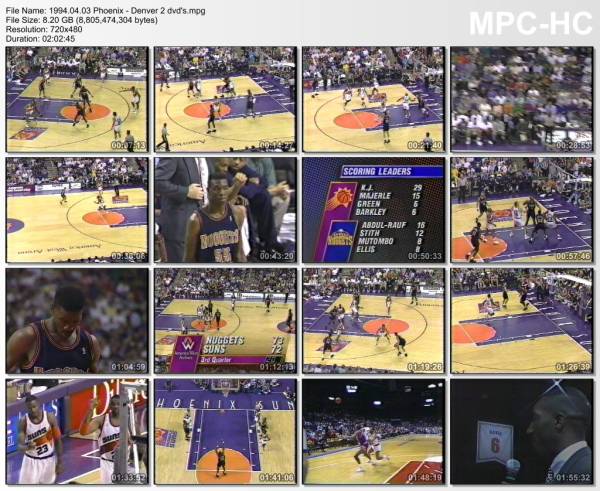 3.april 1994	Phoenix - Denver   108-98