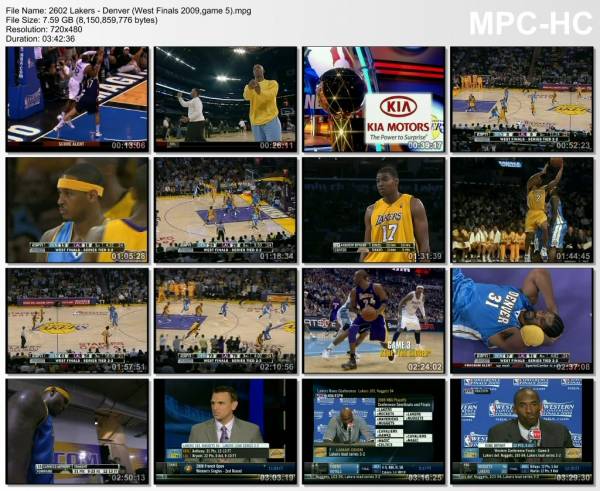 27.may 2009	Lakers - Denver (West Finals 2009,game 5)   103-94