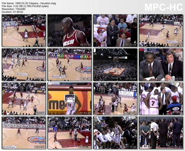 30.march 1995	Clippers - Houston   96-108
