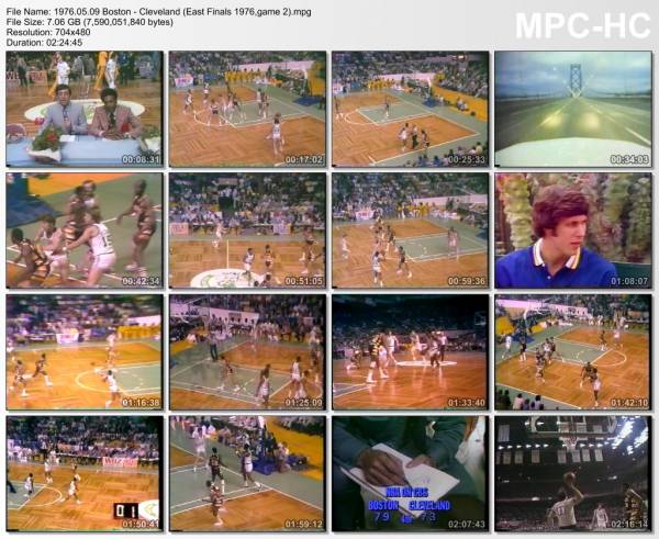 9.may 1976	Boston - Cleveland (East Finals 1976,game 2)   94-89